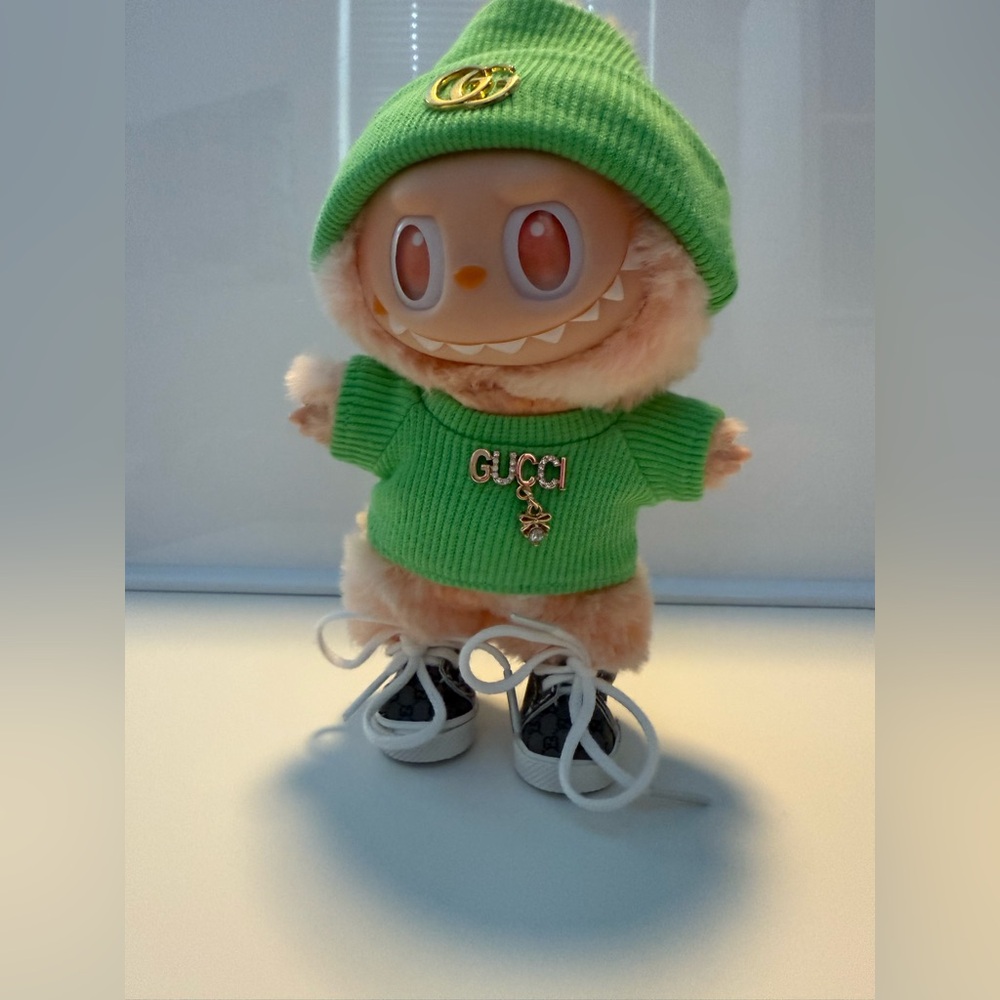 Labubu Green Outfit with Sneakers (no doll)